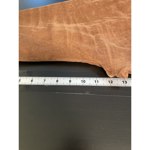 Vintage Womens Track Pants Small Brown Terry Velour Flare Leg Drawstring Y2K - Picture 8 of 10